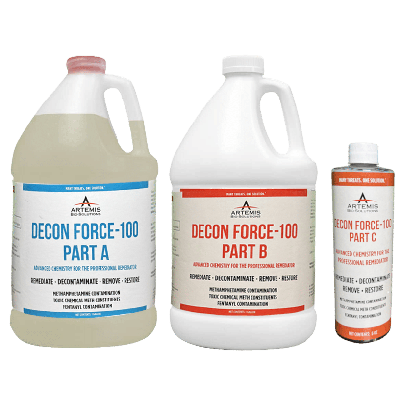 Decon Force-100: REMOVES Methamphetamines & Methamphetamine Precursors. HIGH EFFICACY!